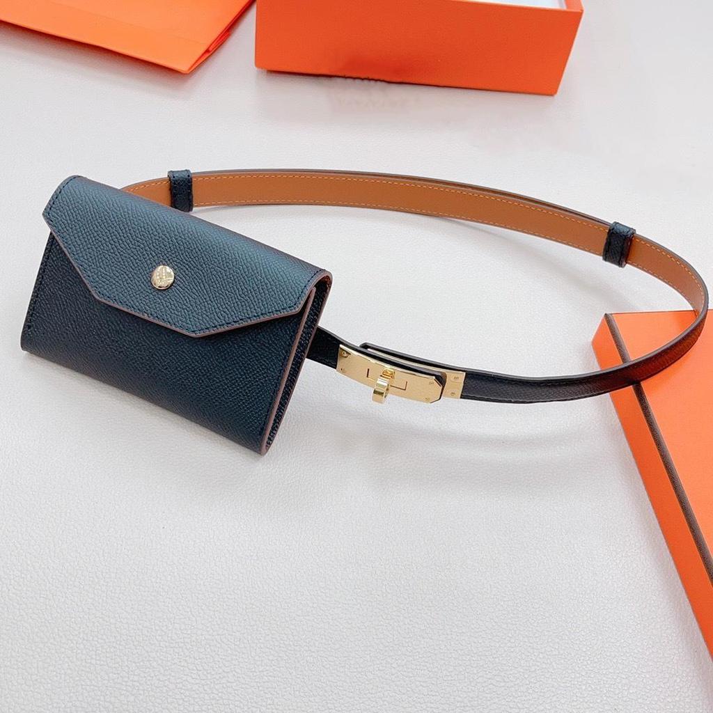 Женская сумка на пояс и ремень из коровьей кожи высшего качества: Декоративный аксессуар для пальто, платьев и брюк.