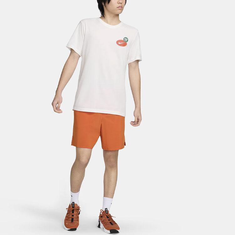 Nike Футболка с коротким рукавом и круглым вырезом, с принтом букв и цифр, мужская, белая FV8367-133