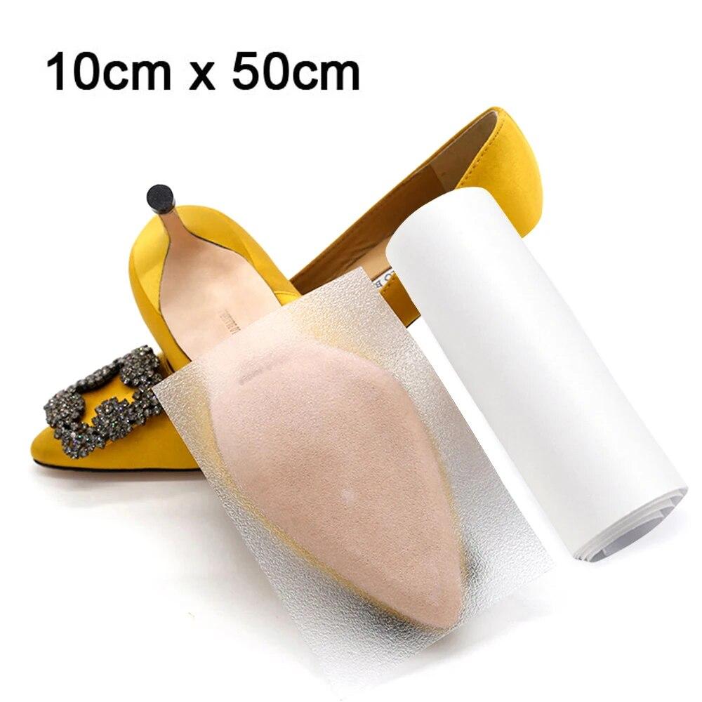 Защитная наклейка для подошвы обуви, нескользящая лента для сандалий, вставки для обуви на высоком каблуке, самоклеящиеся накладки на подошву, стельки для подошвы