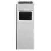 36 L Stainless Steel Trash Can with Ashtray for Hotels