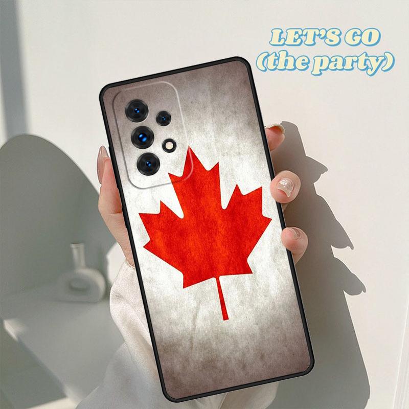 Canada Canadian Flag phone case For Samsung Galaxy A42 A31 A40 A51 A71 A32 A80 A91 A52 A72 A73 A20e A21S A50 A70 A11 A12 Cover