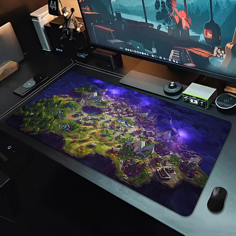 x Gamer Mouse Pad Video Game Rubber Mousepad Large Office Desk Mat Keyboard Carpet MousePads Anime FFortnites Pc Deskmat