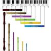 Yamaha ABS Resin Soprano Baroque Recorder YRS-302BIII Set Antibacterial Cap