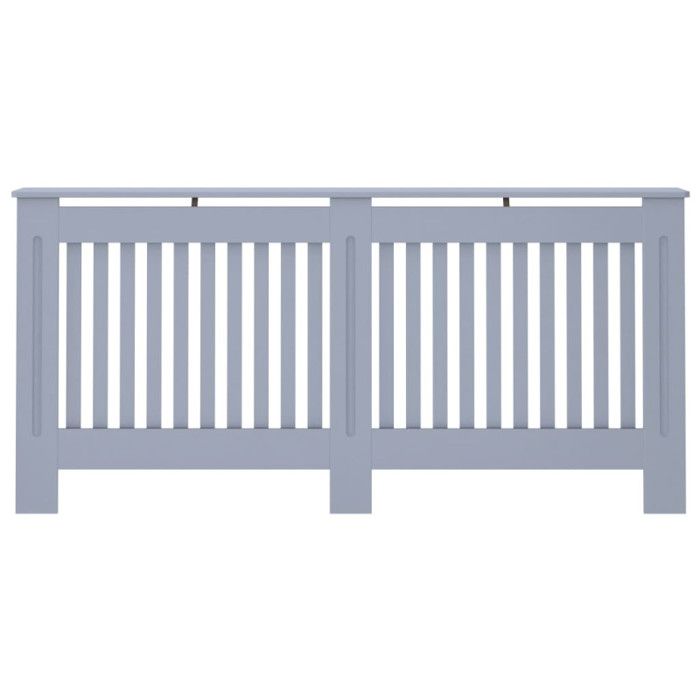 Cache-radiateur Anthracite - VIDAXL - 172x19x81 cm - MDF - Espace de rangement pour livres et ornements