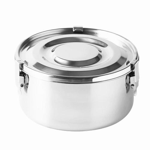 Stainless Steel Bento Box, Food Storage Container, 650ml/1000ml/1600ml, Kimchi Storage Container, Odor Prevention, Sealing Ring, Airtight, Can be Used