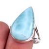 Кольцо из стерлингового серебра 925 пробы с драгоценным камнем Natural Republic Larimar S.9 g2C12
