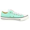 Converse Chuck Taylor All Star Ox Удобные низкие парусиновые кеды Красный Зеленый Пэчворк Женские кроссовки 163978C