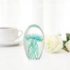 Mini Crystal Jellyfish Figurines Glass Craft Desktop Jellyfish Ornament  Table Decoration