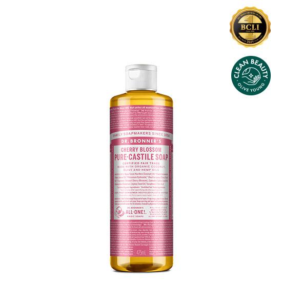 Dr. Bronner's Чистое кастильское мыло 475 мл 10 видов, выберите 1