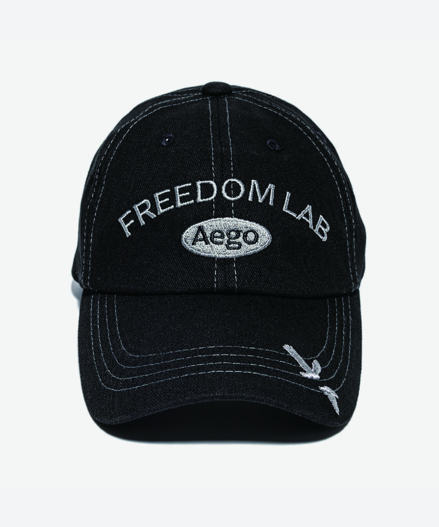 Кепка с логотипом AEGO FREEDOM LAB_Черная