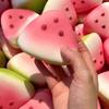 1/2/3/5Pcs Simulation Watermelon Piece Squeeze Toy Stress Relief Fruit Pinch Sensory Toy Kids Adults Soft Stress Ball Calming Fidget Toy