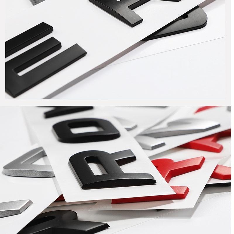Наклейка-значок с логотипом на капот и багажник автомобиля для Range Rover Sport Evoque Discover ABS Логотип с буквенным обозначением автомобиля