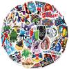 50pcs Disney Marvel Movie Avengers Mixed Heroes Assemble Stickers Waterproof Phone Laptop Luggage Guitar Notebook Decal Sticker