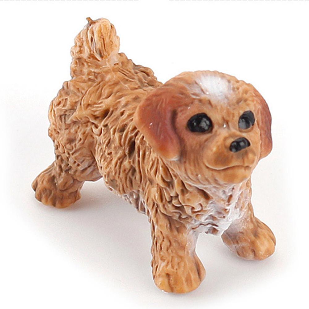 Accessories Puppy Figures Animal Model Children Educational Toys Micro Landscape Dog Figurine