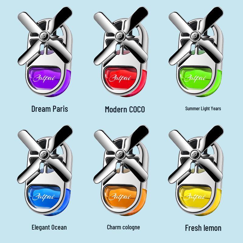 Creative Four-Leaf Pinwheel Car Air Freshener & Aroma Diffuser