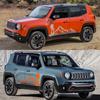 Для Jeep Renegade 2 шт., боковые наклейки на дверь автомобиля, спортивная горная графика, авто, сделай сам, Стайлинг, виниловая пленка, декор, наклейка, тюнинг