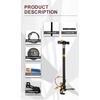 TUXING 4500psi 4 Stage High Pressure PCP Pump 300bar Hand Operated Air Pump for HPA Tank Hunting Car Bicycle Air Refilling