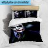3PCS Jo-ker's Masked Faces 3pcs Bedding,Including 3PCS Duvet Cover And 2pcs Pillowcases Perfect for Christmas,Ideal for Bedroom, Dormitory