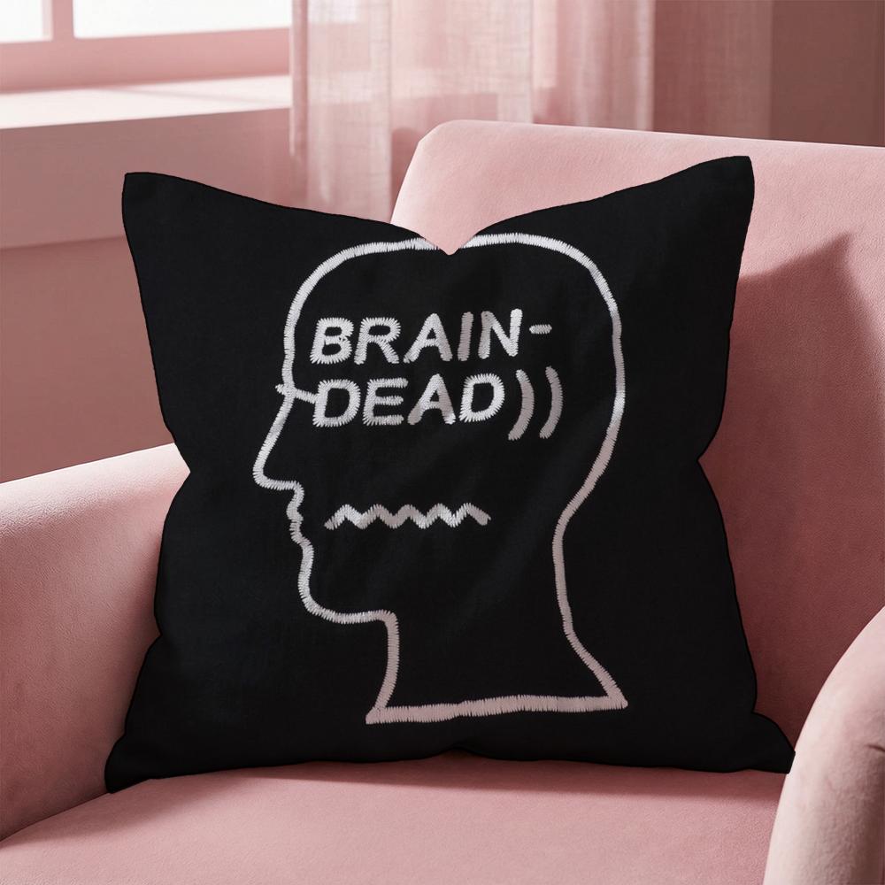 Лос-Анджелес B-Brain Dead Наволочка для подушки, Многоцелевая наволочка для дома и автомобиля - Двусторонняя, Мягкая и прочная для ежедневного использования
