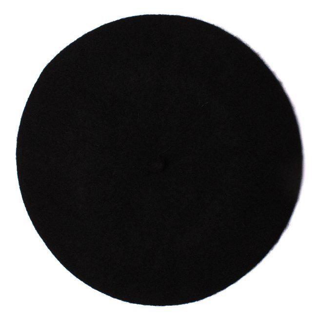 Модная теплая шерстяная зимняя женская берет для девочек, французская шапка-бини, однотонная повседневная лыжная шапка