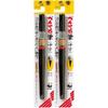 Pentel Pentel Кисть Средняя Буквы Черный XFL2L Набор из 2 шт.