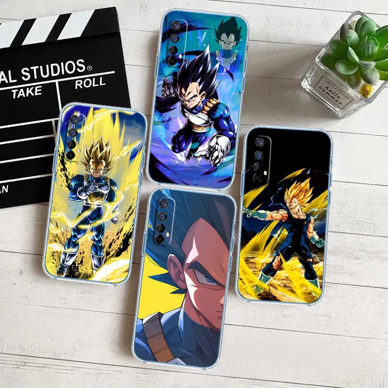 Dragon Ball Vegeta Transparent Phone Case for Motorola Moto G7 G8 G9 G84 G85 G73 G24 G15 Z2 Play Power Plus