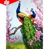 5D DIY Diamond Painting Full Display Peacock Diamond Embroidery Full Round Mosaic Picture