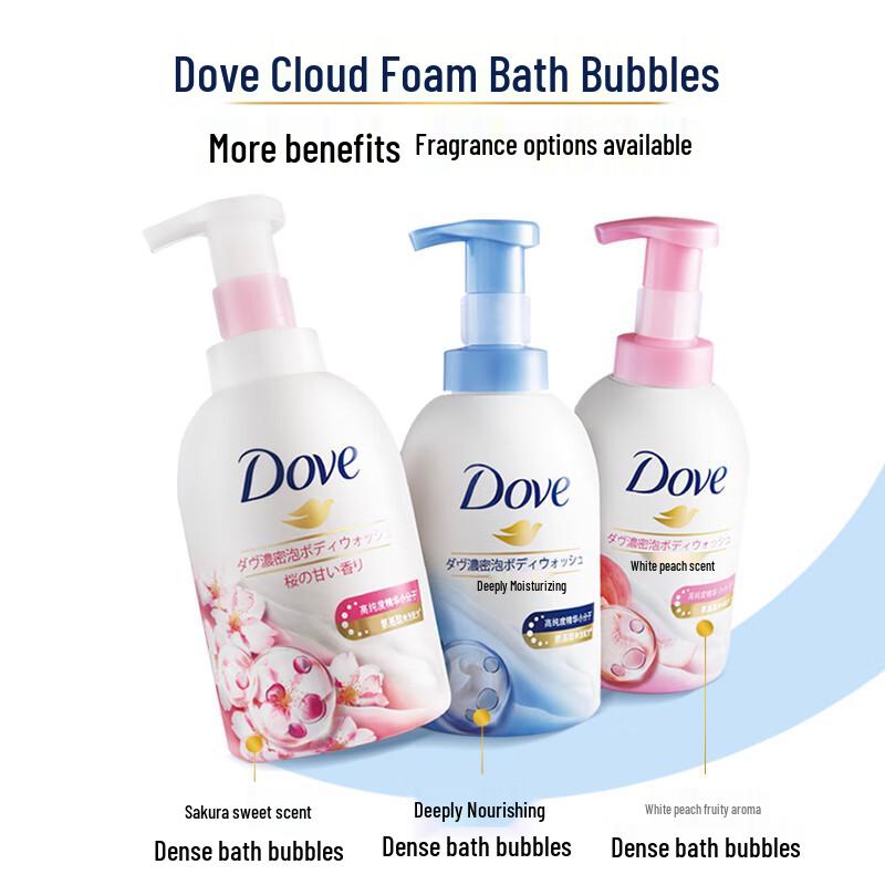 DOVE Глубоко питающая пена для душа