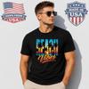 Beach Vibes Tropical Sunset Graphic T-Shirt Summer Vacation