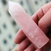 6070mm Natural Quartz Crystal Point Healing Obelisk Hexagonal Wand Decor Reiki