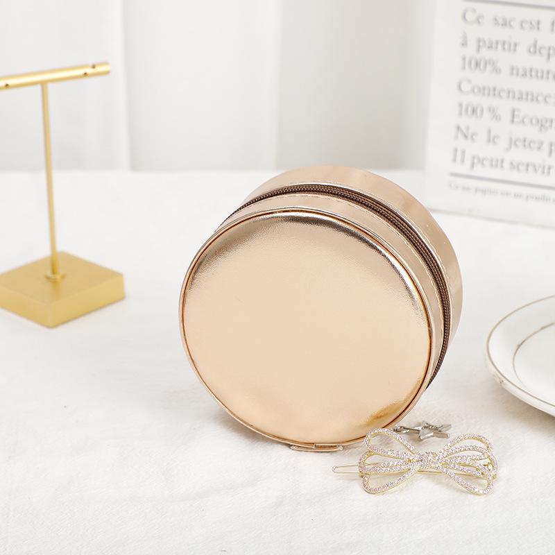 Элегантная коробка для хранения украшений – Круглая подарочная упаковка для серег, ожерелий и пуссет