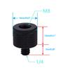2x DSLR Camera Screws 1/4 To M4 M5 M6 M8 M10 M12 Conversion Screw Standard 1/4 Mount Adapter Screw for Projector Tripod