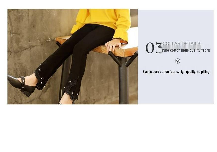 2026 Spring Collection: Girls' Flare and Long Pants, Casual Cotton Leggings for Spring and Autumn