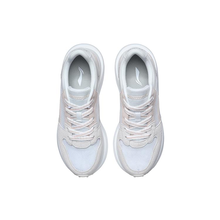 Женские повседневные кроссовки Li Ning CF Низкие Белый/Розовый AGCR210-1
