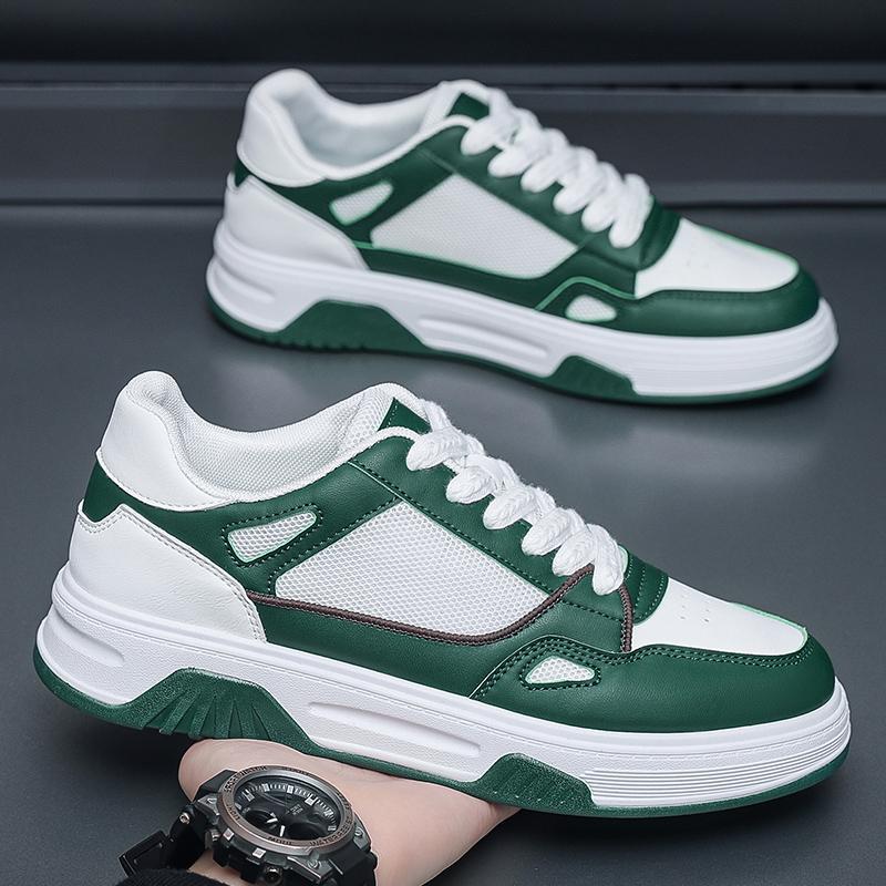 Модные популярные мужские повседневные туфли, сетчатые дышащие кроссовки с низким верхом, нескользящие кроссовки для ходьбы 2024 года, новые плоские мужские туфли