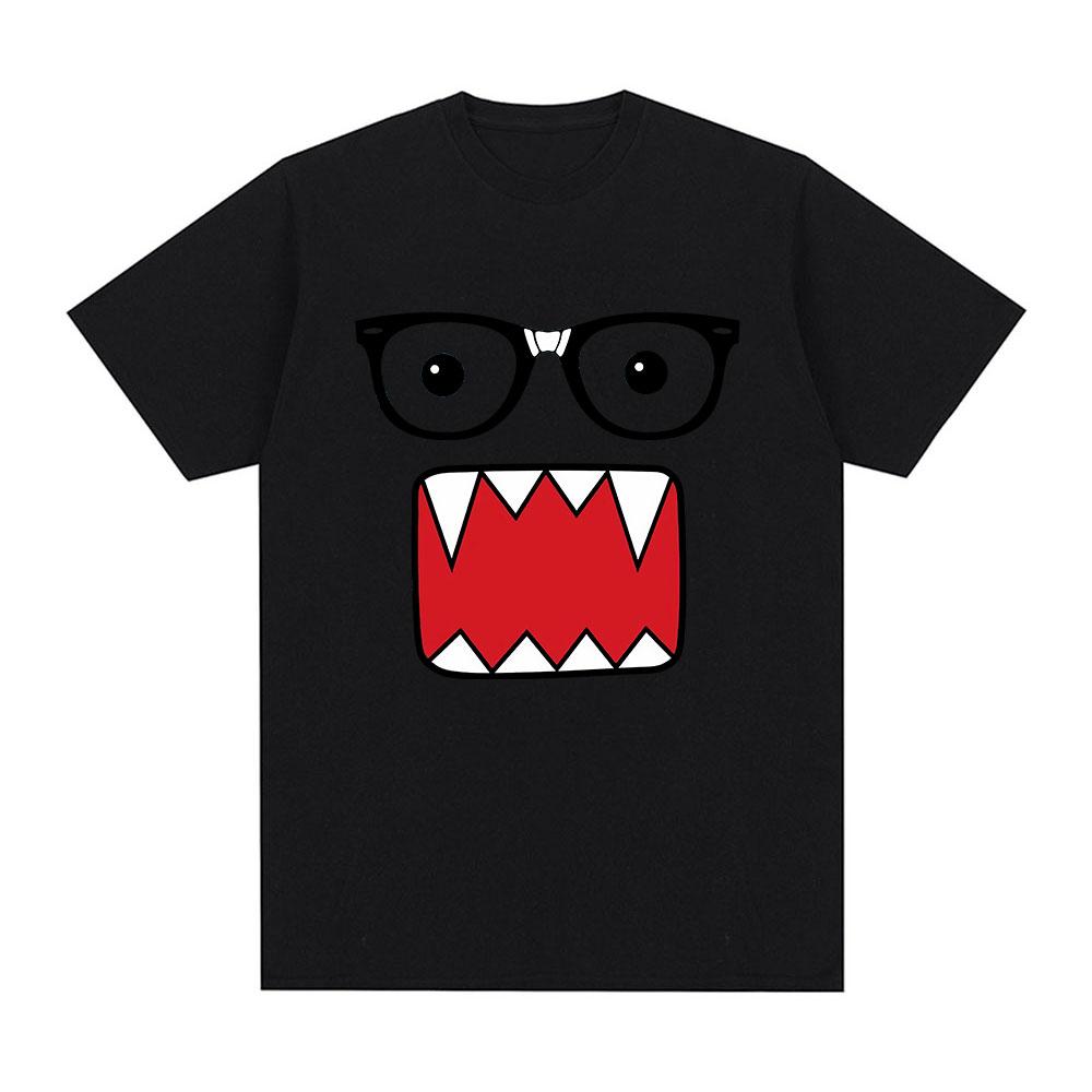 Domo Kun Смешные Юмористические Футболки Мужские Женские Хлопковые Повседневные Футболки Харадзюку Круглый Вырез Короткий Рукав Летняя Футболка Уличная Одежда Топы