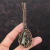 Dragon Bloodstone Gemstone Pendant Copper Wire Wrapped Pendant Guitar Pendant Handmade Antique Jewelry Copper Jewelry For Gift Healing Stone