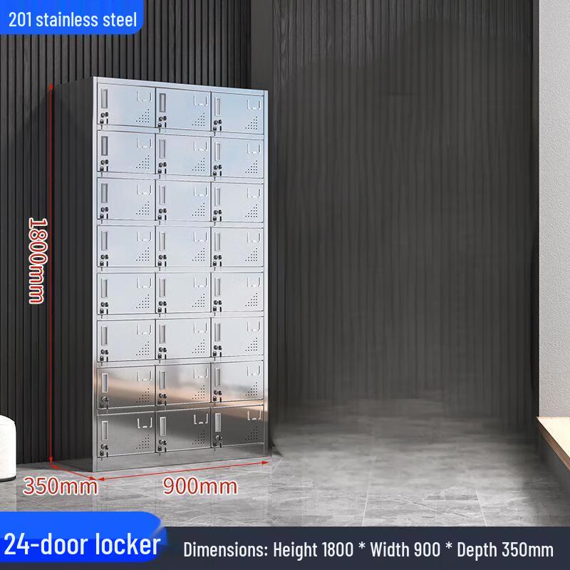 304 Stainless Steel 24-Door Locker