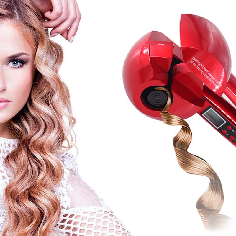1 PC Automatic Curler, Curler, Electric Iron, Curler, LCD Anti Perm, Wavy Hair Style ZPG
