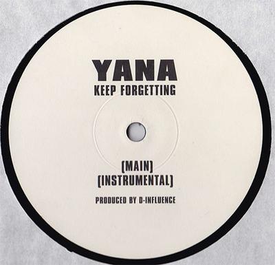 12-дюймовая пластинка YANA - Keep Forgetting NONE Без лейбла 1999 Германия Танцевальная и электронная Музыка Б/у