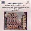CD NOMOS DUO - Mendelssohn: Works for Violin and P Japan ObiClassical Used