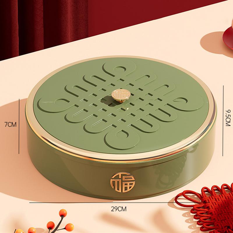 Пищевой журнальный столик для гостиной, поднос для фруктов, герметичный, многослойный, с разделением, семена дыни, арахисовая закуска, коробка для фруктов