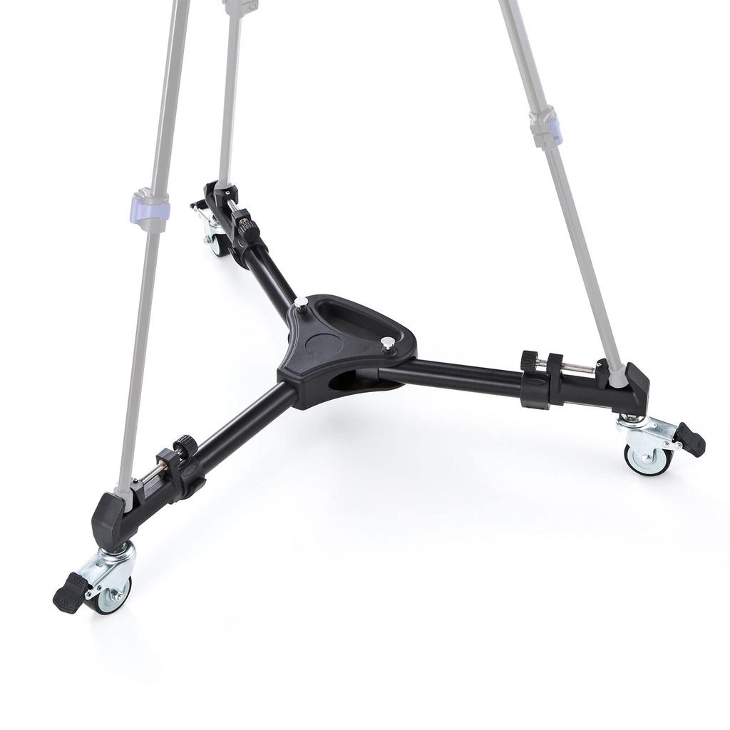 Sanwa Supply Foldable Tripod with Parallel Supports Slide and Dolly Photography DG-CAM31 Casters, Movement,