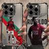 Знаменитые футболисты C-CR7 Покрытие Чехол для телефона Для iPhone 17 16e 16 15 14 13 12 11 Pro Max X Mini Air Plus Защита от падения Подушка безопасности