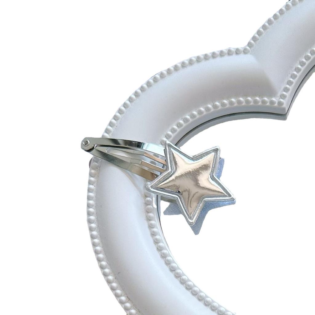 Простые серебряные заколки XINGX BB в корейском стиле, новинка лета, заколка для волос с боковой челкой для девочек, заколка для волос