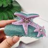 Acetic Acid Starfish Hair Grab Clip Korean Style Large Shark Clip Sweet Acetate Hair Claw  Daily