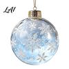 Festive Party Decorations Glowing Christmas Story Ornament Light‑Up Mini Holiday Scene Hanging Ball with Warm Tree Ornaments LED Light Clear