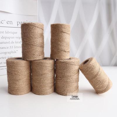 Ретро DIY Джутовая веревка: Декоративное освещение, Бирки и Плетение