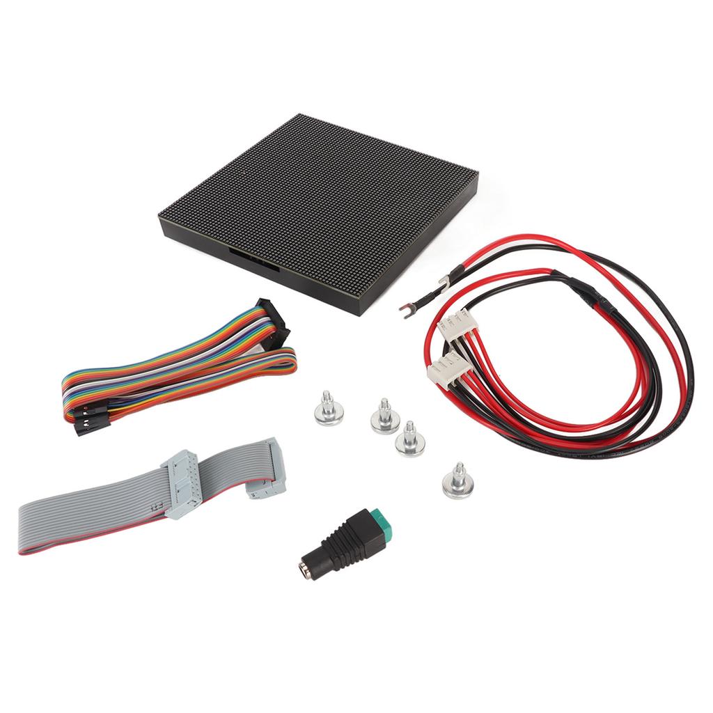 RGB Full Color LED Matrix Panel 64x64 4096 Dots 2mm Pitch Adjustable Brightness LED Dot Matrix Displ