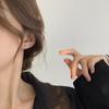 INS Design Jewelry 14k Gold Plated Dainty Cz Huggie Geometric Hoop Earrings 925 Sterlings Silver Tiny Hoop Earings